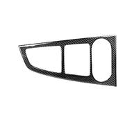 Wivplex Carbon Fiber Car Control Gear Shift Panel Decorative Frame Cover Trim Car Styling Accessories, for, A4 B9 2016-2017 Window Switch Trim