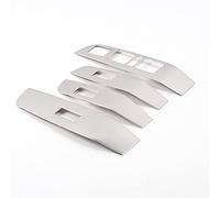 Wivplex Carbon Look Chrome, for Haval, F7 F7X 2019 2020 Stainless Steel Window Switch Panel Frame Trim Sticker Car Styling Window Switch Trim(SL)