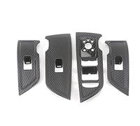 Wivplex Carbon Look Chrome, for, Q5 FY 2018 2019 Interior Door Window Lift Control Button Cover Trim Stickers Mouldings Window Switch Trim(Carbon Look)