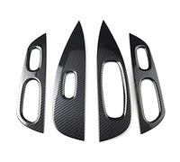 Wivplex Chrome, for X-TRAIL, for Xtrail, T32 2014 2015 2016 2017 2018 2019 Door Window Armrest Cover Switch Button Panel Trim Cover Accessories Window Switch Trim(CF)