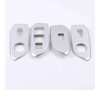 Wivplex Chrome Window Switch Cover Trim, for Toyota, for Land Cruiser, 150 Prado LC150 FJ150 2010-2014 - 2017-2019 Decoration Accessories Window Switch Trim(ABS SL High)