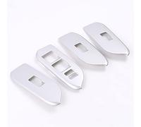 Wivplex Chrome Window Switch Cover Trim, for Toyota, for Land Cruiser, 150 Prado LC150 FJ150 2010-2014 - 2017-2019 Decoration Accessories Window Switch Trim(ABS SL Low)