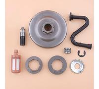 Wivplex Clutch Sprocket Drum Rim, for, MS261 MS260 026 MS240 024 Fuel Oil Filter Line Washer Clip Bearing Kit Chainsaw Lawn Mower Clutch Replacement Kit