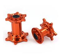 Wivplex CNC Machined 36 Holes Front And Rear Wheel Hub, for Husqvarna, TE FE TC FC 125-501 2014-2018 TX FX 125-450 FS450 2015-2021 Motorcycle Wheel Hub Spacer(Orange)