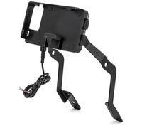 Wivplex Detachable Phone Holder, for BMW, F900XR F 900 XR F900XR 2020-2022 Motorcycle Windshield Stand Holder Phone Mobile Phone GPS Navigation Plate Bracket Motorcycle Phone Holder(BLACK USB charging