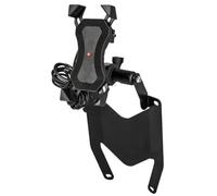 Wivplex Detachable Phone Holder, for MT07, for Tracer 700 2016-2020, for Support GPS Smartphone Motorcycle Navigation Bracket Mobile Phone Bracket Phone Stand Motorcycle Phone Holder(BLACK USB chargin