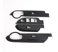 Wivplex Door Window Armrest Cover Switch Panel Trim Car Accessories Carbon Fiber, for Toyota, RUSH F800 F850 2017 2018 2019 Only Fit Left Hand Drive Window Switch Trim