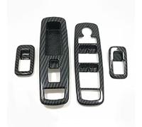 Wivplex Door Window Armrest Cover Switch Panel Trim Molding Car Styling Accessories Carbon Fiber, for Jeep, Grand Cherokee 2018 2019 Window Switch Trim