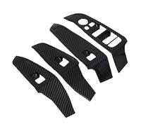 Wivplex Door Window Armrest Cover Switch Panel Trim Molding, for BMW, 3 Series G20 2019 2020 Car Accessories Garnish Carbon Fiber Only Fit Left Hand Drive Window Switch Trim
