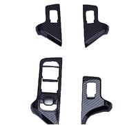 Wivplex Door Window Armrest Cover Switch Panel Trim Molding, for Mercedes-Benz, GLB-Class X247 GLB200 220 250 2019 2020 Car Accessories Carbon Fiber LHD Window Switch Trim