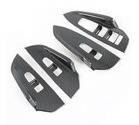 Wivplex Door Window Armrest Cover Switch Panel Trim Molding Garnish Car Accessories Carbon Fiber, for Kia, K5 Optima DL3 2020 2021 Only Fit Left Hand Drive Window Switch Trim