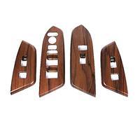 Wivplex Door Window Armrest Cover Switch Panel Trim Molding Garnish CRV CR-V 2020 2021 Car Accessories ABS Only Fit Left Hand Drive Window Switch Trim(Wood With lock)