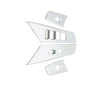 Wivplex Door Window Armrest Cover Switch Panel Trim Molding Garnish, for Lexus, UX200 250H 260H 2019 2020 Car Decorate Accessories ABS Only Fit Left Hand Drive Window Switch Trim(Silver)