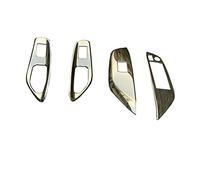 Wivplex Door Window Armrest Cover Switch Panel Trim Molding Garnish, for Toyota, Yaris XP210 2020 2021 Car Decorate Accessories Stainless Steel Window Switch Trim(LHD)