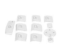 Wivplex Door Window Switch Lifter Buttons Covers Trim Interior Stickers, for BMW, 5 Series F10 F18 525 528 2011-2017 Window Switch Trim