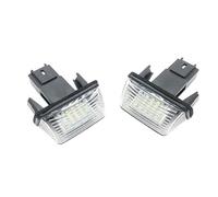 Wivplex For Citroen, for C3 C4 C5, for Picasso Saxo Berlingo Rear Number LIGHT Plate Light, for Peugeot, for 207 307 407 Pair 6340A3 Car Rear Registration Light