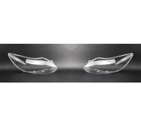 Wivplex, for Ford, for Focus, 2012-2014 Car Front Headlight Cover Lens Glass Headlamps Transparent Shade Lampshade Lamp Shell Masks Headlight Cover(BLACK Left and Right)