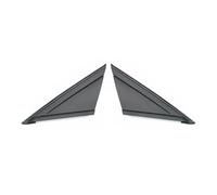 Wivplex For Ford, for Focus, for MK3 2012-2017， Car Rearview Wing Door Side Mirror Corner Triangle Molding Trim Cover Lid Cap Side Mirror Triangle Cover(No chrome one pair)