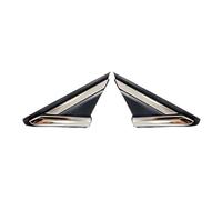 Wivplex For Ford, for Fusion 2013 2014 2015 2016 2017， Car Wing Door Side Rearview Mirror Triangle Trim Cover Molding Corner Panel Side Mirror Triangle Cover(Left and right)