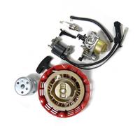 Wivplex For GX120 Ignition Coil+Spark Plug+Carburettor Carb+Pull/Recoil Starter Garden Tool Pull Starter Assembly