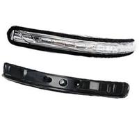 Wivplex For Kia, for RIO Mk3 2011-2016 Car Side Rearview Mirror LED Turn Signals Light Repeater Indicator Lamp 87624-1W000(Left and Right) Wing Mirror Indicator Light(BLACK Left and Right)