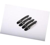 Wivplex for Mazda, Cx-5 Cx5 CX 5 2012-2022 Gloss Chrome Car Door Handle Cover Trim Car Exterior Door Handle Cover(Black 2 Buttons)