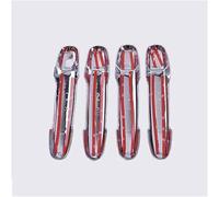 Wivplex for Toyota, Premio Allion T260 2008~2019 Chrome Car Door Handle Cover Trim Set Accessories Sticker Styling Car Exterior Door Handle Cover(Black 2 Buttons)