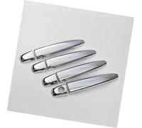 Wivplex for Toyota, Premio Allion T260 2008~2019 Chrome Car Door Handle Cover Trim Set Accessories Sticker Styling Car Exterior Door Handle Cover(Black No Button)