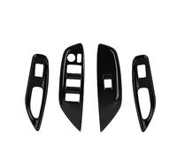 Wivplex For Toyota, Yaris Cross 2020 2021 RHD Window Switch Button Panel Cover Trim Decoration Protector ABS Black Window Switch Trim