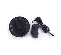 Wivplex For VW, for Caddy, III, for Touran, for Jetta, for Golf, V VI 5 6, for, 3, for Passat, B6 CC Rabbit 1K0941431Q Headlight Switch Fog Lamp Light Car Fog Light Switch(Normal Auto Set)