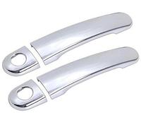 Wivplex for VW, for Golf, 5 MK5, for, V Rabbit 1K 2004-2009 Carbon Fiber Chrome Car Door Handle Cover Car Exterior Door Handle Cover(Black Model 8)