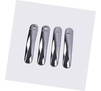 Wivplex for VW, GOL G5 G6 2009-2016 for Fox Suran Cross Chrome Door Handle Covers Trim Set for Voyage Saveiro 2012 Car Exterior Door Handle Cover(Silver 2 Keyholes)