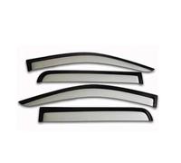 Wivplex For, X-Class 2018-2022 2023 Car Window Wind Sun Rain Visor Deflector Shield Side Car Door Sun Deflector(BLACK Silver)