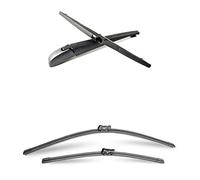 Wivplex Front And Rear Windscreen Wiper Blades, for, for Q5 2008-2018 Windscreen Natural Rubber Windshield Auto Car Accessories Front Wiper Blade(Front And Rear Wiper)