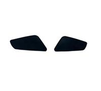 Wivplex Front Bumper Headlight Washer Cover Cap, for Audi, A1 2010-2014 HeadLamp Nozzle Jet Headlight Washer Nozzle Cover Cap Headlight Washer Cover(Black 1 PAIR (L AND R))