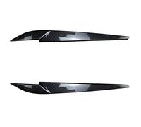 Wivplex Front Headlight Cover Head Light Lamp Eyelid Eyebrow Trim ABS, for X5 X6 F15 F16 2014-2018 Headlight Tint Sticker For X5