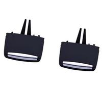 Wivplex Front Rear Air Conditioning AC Vent Grille Outlet Slider Clips Repair Kit, for BMW, X5 X6 E70 E71 2007-2013 64226958654 Car Air Vent Clip(BLACK 2pcs front)