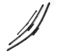 Wivplex Front Rear Window Wiper 26in 22in 11in Windshield Windscreen Blades, for Ford, for Explorer, 2011 2012 2013 2014 2015 2016 2017 Vehicle Front Wiper Blade Kit