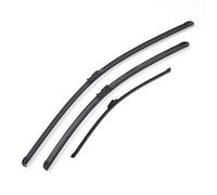 Wivplex Front Rear Windshield Wiper Blades Set, for Skoda, for Octavia, for MK2 2004-2013 2005 2006 2007 2008 2009 2010 2011 2012 Front Rear Window Front Wiper Blade(Left Hand Drive)