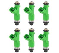 Wivplex Fuel Injectors 16600-JK20A 16600JK20A 16600-JK01A Compatible with, for Infiniti, for Nissa-n Altima 2007-2018, for Murano, 2008-2019 3.5L VQ35DE Fuel Injector Replacement(Black 6 pcs)