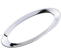 Wivplex Gear Shift Panel Trim Car Sticker Abs Chrome Steering Wheel Logo Circle, for Ecosport, for Fiesta, for Mk7, for Focus 2 4 Mk2, for Mk4 car dashboard trim strip