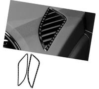 Wivplex Gear Shift Panel Trim Car Sticker Fiber, for Seat, for Leon 2013 2014 2015 2016 2017 2018 2019 2020 Air Outlet Instrument Door Armrest Car Center Console Trim(Black for LHD Black Carbon)