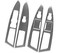 Wivplex Gear Shift Panel Trim Car Sticker, for Mondeo 2013-2019 4Pcs Auto Power Window Lifter Switch Buttons Frame Interior Decoration Stickers Door car Dashboard Trim Strip