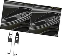 Wivplex Gear Shift Panel Trim Car Sticker, for Mustang 2001-2004 Carbon Fiber Air Outlet Set Interior Accessories Door Armrest Decorative car Dashboard Trim Strip(Black 17)