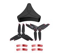 Wivplex Gift Sticker Propeller Accessories Tip Quick Release Light Weight ABS Propellers, for DJI, FPV Drone 5328S Drone Propeller Replacement(4pcs red box)