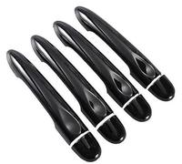 Wivplex Glossy Black Car Door Handle Cover, for Renault, Captur Kaptur, for Samsung, QM3 2013-2020 Car Exterior Door Handle Cover(Black 4dr No Key No Button)