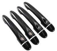 Wivplex Glossy Black Car Door Handle Cover, for Renault, Captur Kaptur, for Samsung, QM3 2013-2020 Car Exterior Door Handle Cover(Black 4dr No Key 2 Buttons)