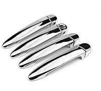 Wivplex Glossy Chrome Car Door Handle Cover Trim Sticker Styling Auto Accessories, for, 1 Series 2010-2016 F21 F20 E81 E87 E82 Car Exterior Door Handle Cover(Silver)