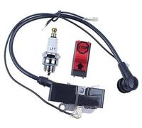 Wivplex Ignition Coil Stop Kill Switch Spark Plug Kit, for Husqvarna, 365 362 371 372 385 390 Chainsaw Module #544047101 Lawn Mower Spark Plug