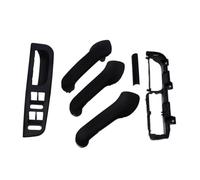 Wivplex Inside Door Handle Armrest Grab Panel & Bracket, for Bora, for Golf, 4 MK4 For 1J0867171A 1J4867179A 3B1867171E Replacement Cabin Door Handle(Kit 002 Black)